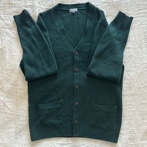 Uniqlo Green Cardigan Sweater